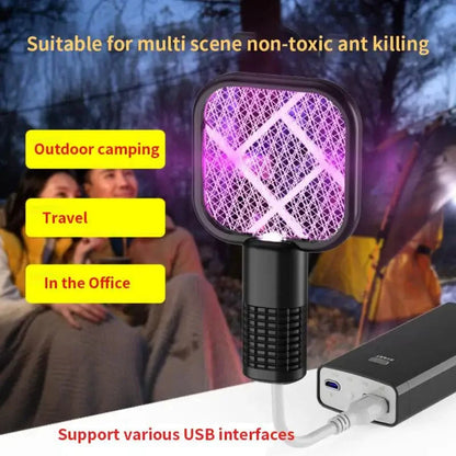 Electric Mini USB UV Light Fly and Mosquito Bug Zapper Swatter