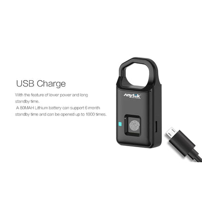 Smart USB Rechargeable Waterproof Fingerprint Padlock - Smart Shop (Online Store for wise shoppers) 