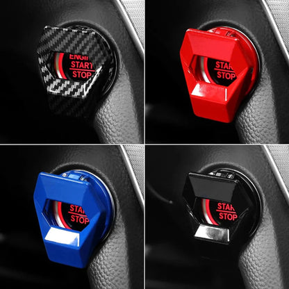 SearchFindOrder carbon Vehicle Start-Stop Button Decorative Cover – Elevate Your Car Interior with Style