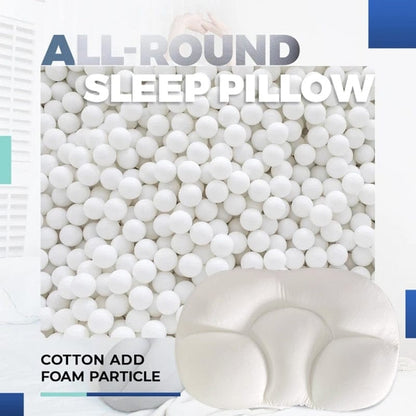 Versatile Foam Particle Egg-Shaped Anti-Contour Sleep and Nursing Cloud Pillow