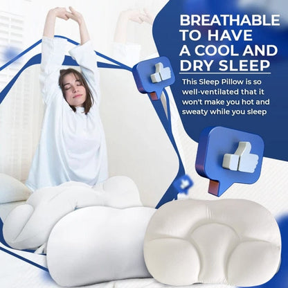 Versatile Foam Particle Egg-Shaped Anti-Contour Sleep and Nursing Cloud Pillow