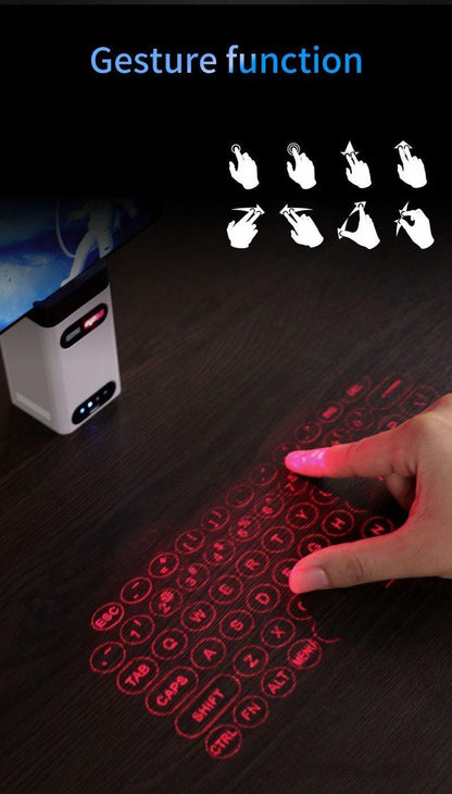 Laser Projection Bluetooth Keyboard & Mouse