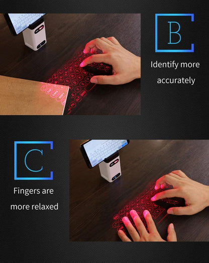 Laser Projection Bluetooth Keyboard & Mouse