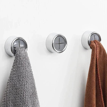 SearchFindOrder A-4PCS(4.2X2.2cm) Wall Mounted Bathroom Organizers Towel Holder