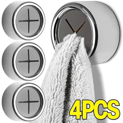 SearchFindOrder A-1PCS(4.2X2.2cm) Wall Mounted Bathroom Organizers Towel Holder