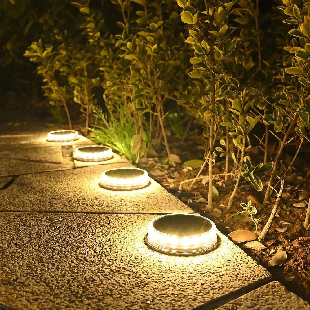 Super Bright Outdoor Waterproof Garden Pathway LED Solar Lights (4 Pcs)