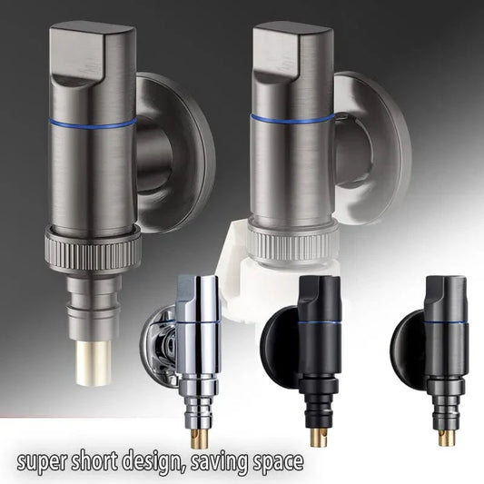 SearchFindOrder Black Washing Machine Three-way Faucet Valve