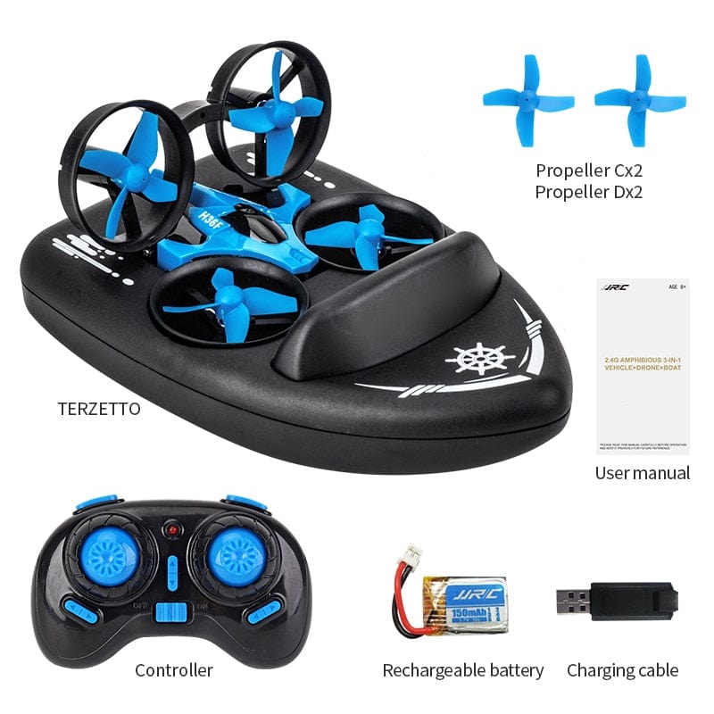 Water and Air Quadcopter Drone