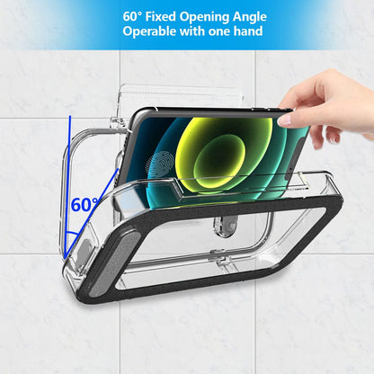 Waterproof Shower Phone Holder, Anti-Fog, High Sensitivity Cover Mount Box for Bathroom Wall, Mirror, Bathtub, Kitchen