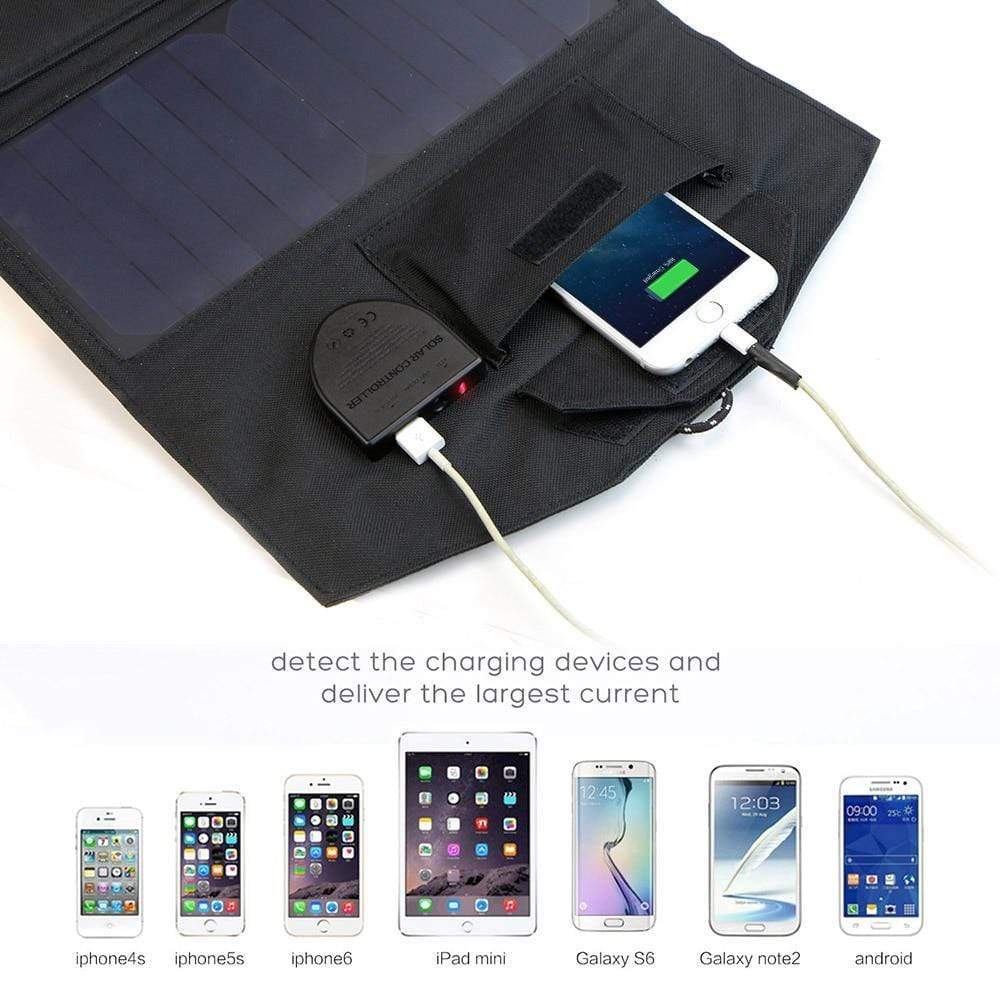 Waterproof Solar Panel 18V 21W  Power Bank Charger