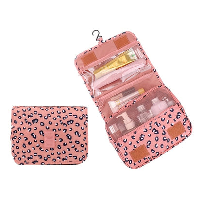 Waterproof Travel Cosmetic Toiletry Bag with Hanging Hook