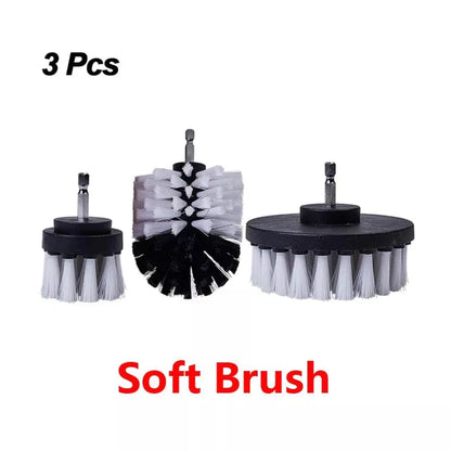 Electric Drill Brush Scrubber Set (3 pieces)