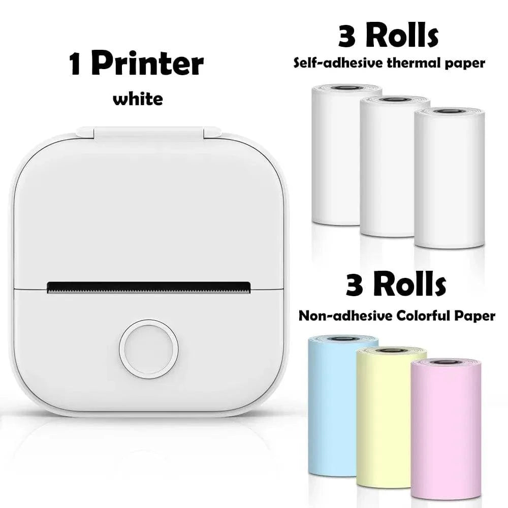 SearchFindOrder WH-Plus 9 Roll Set Portable Mini Wireless Thermal Pocket Printer