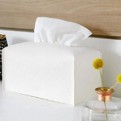 Leather Tissue Box Case