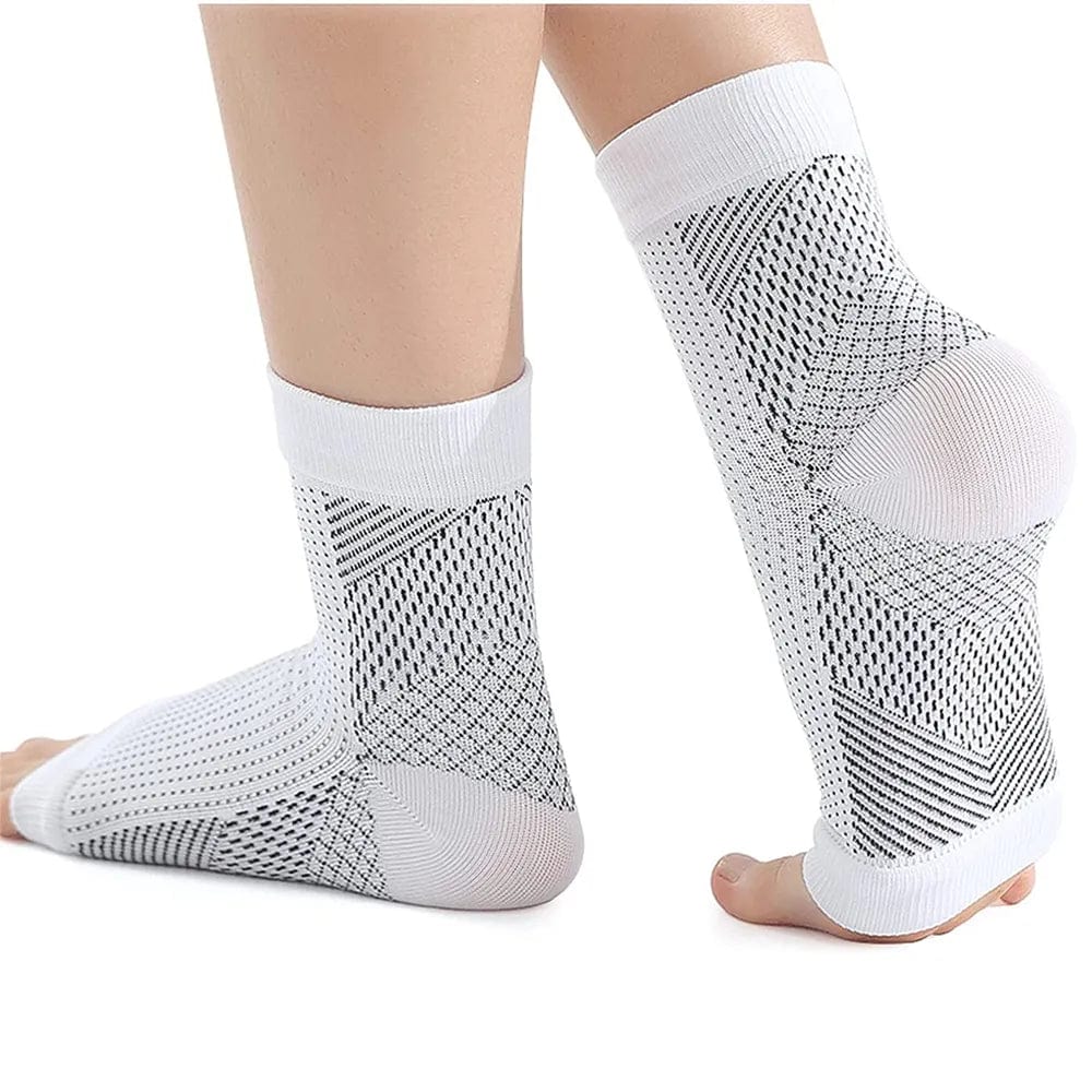 Compression Socks for Plantar Fasciitis, Achilles Tendonitis Relief - Ankle Compression Sleeve for Heel Spurs, Foot Swelling, Fatigue & Sprain - Arch Support Brace for Work, Gym, Sports