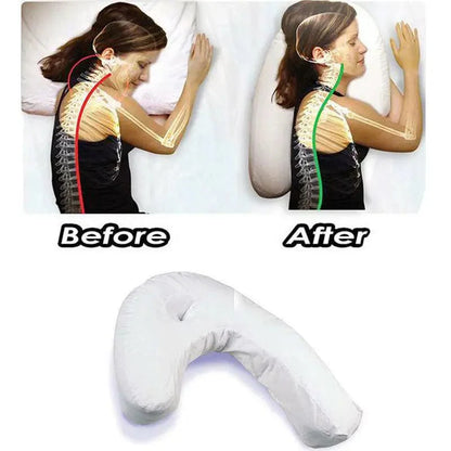 SearchFindOrder White Side Sleeper Pro U Shape Pillow