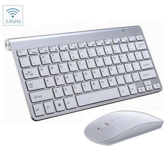 Thin Mini Wireless Keyboard And Optical Mouse Combo Set - Smart Shop (Online Store for wise shoppers) 