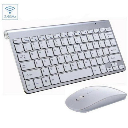 Thin Mini Wireless Keyboard And Optical Mouse Combo Set - Smart Shop (Online Store for wise shoppers) 