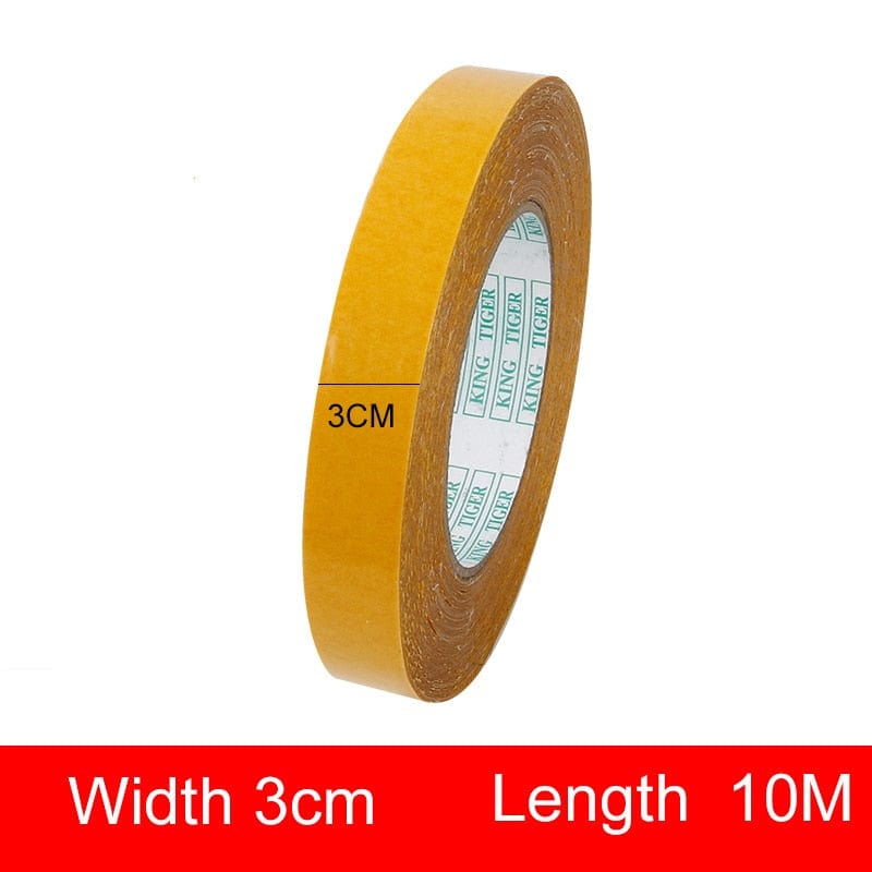 SearchFindOrder Width 6cm / 10M Double-Sided Cloth Translucent Mesh Waterproof Super High Viscosity Adhesive Tape