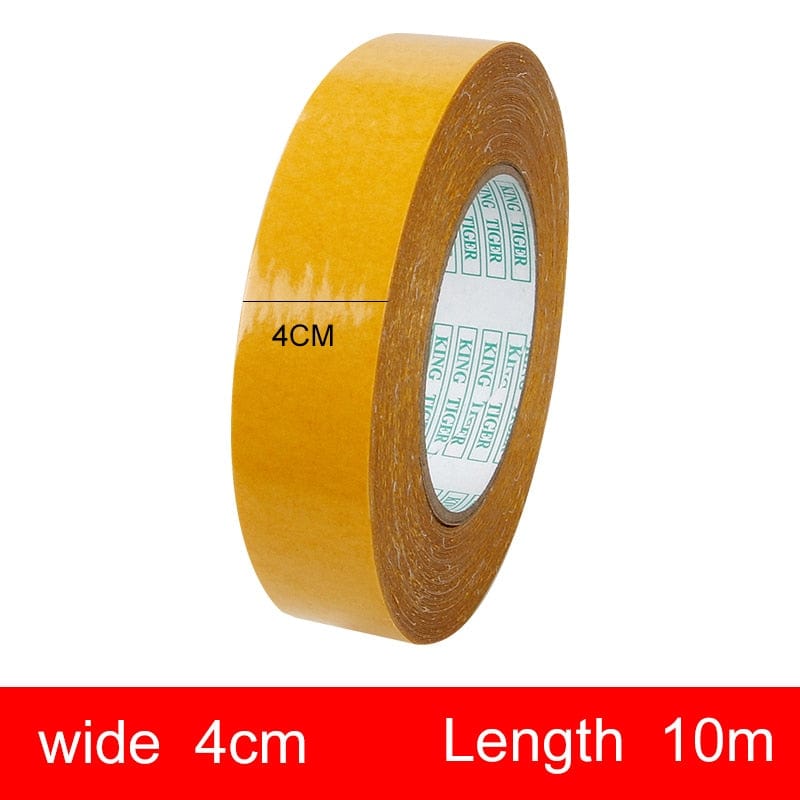 SearchFindOrder Width 3cm / 10M Double-Sided Cloth Translucent Mesh Waterproof Super High Viscosity Adhesive Tape