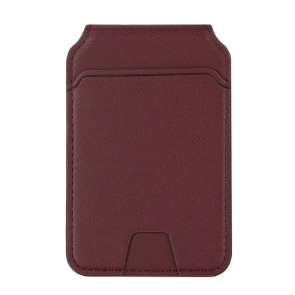 Magnetic Foldable Leather Kickstand Wallet