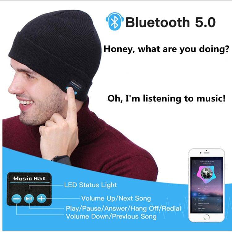 Wireless Headphone Winter Hat - Smart Shop (Online Store for wise shoppers) 