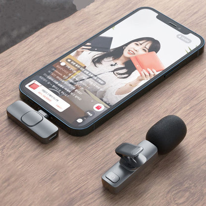 Wireless Portable Microphone for iPhone & Android