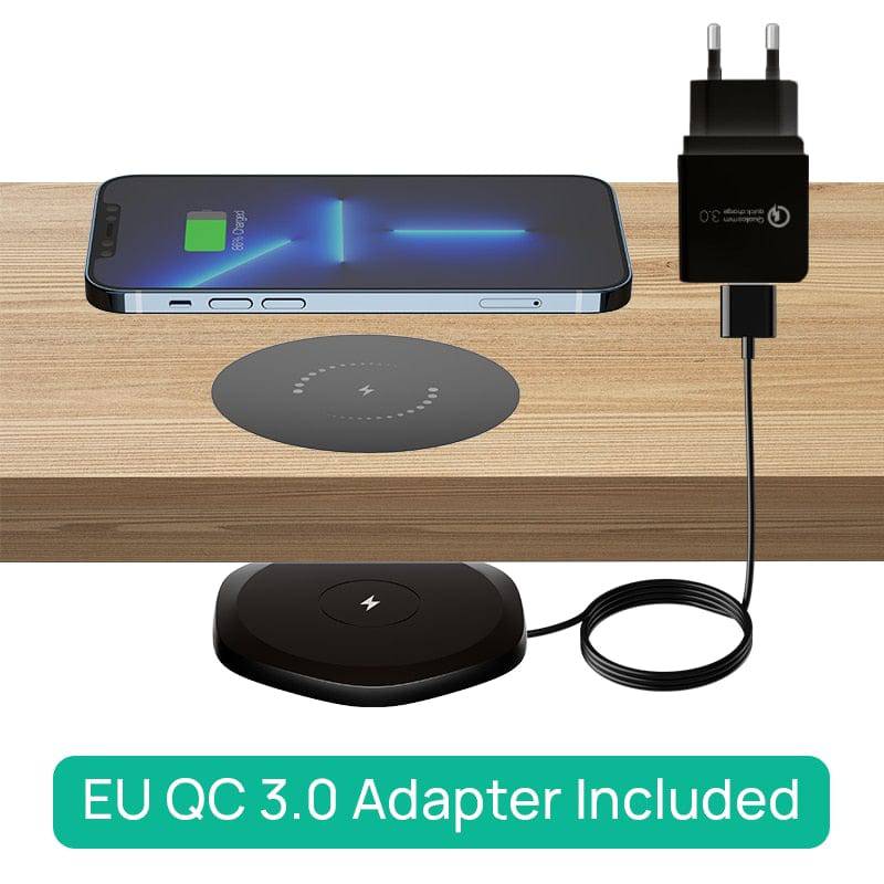 SearchFindOrder with UK Adapter / CN Invisible Wireless Qi Charging Station