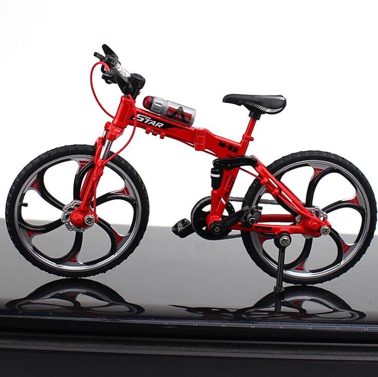 SearchFindOrder With foam box 6 1:10 Mini Alloy Bicycle Finger Bike Toy for Kids