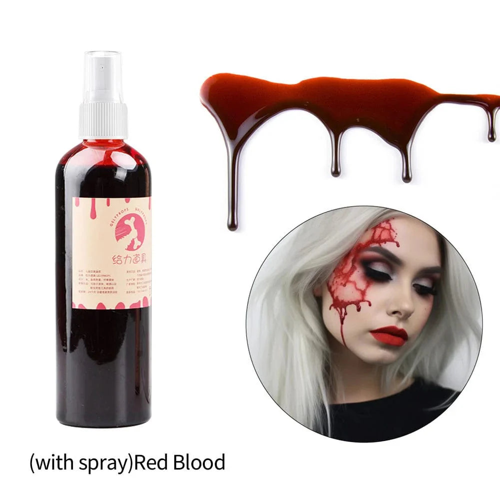 SearchFindOrder (with spray)Dark Red / 150ML Fake Liquid Blood Bottle