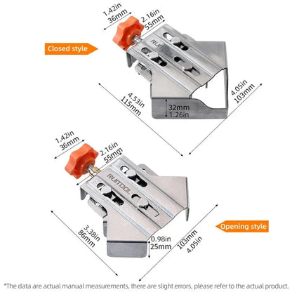 SearchFindOrder 4PCS Opening Style / CHINA Woodworking 90 Degree Corner Clamps