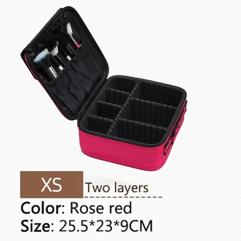 Ultimate Glam Travel Companion: Deluxe Cosmetic Voyage Organizer