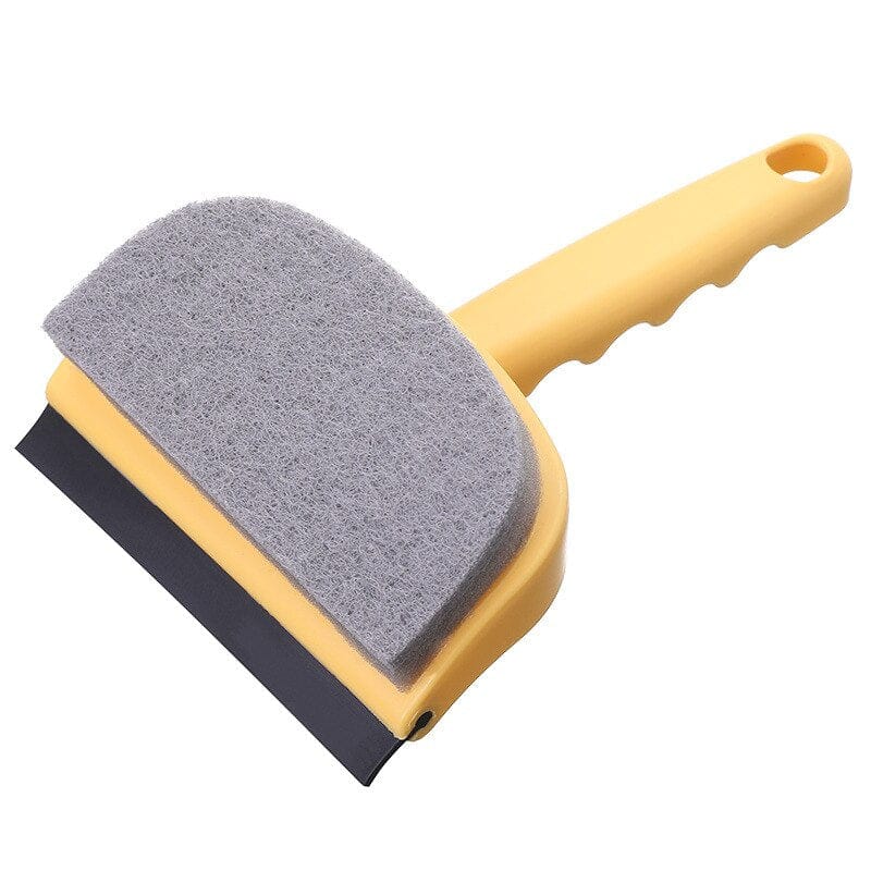 SearchFindOrder Yellow 2-in-1 Bathroom Tile and Glass Cleaning Brush