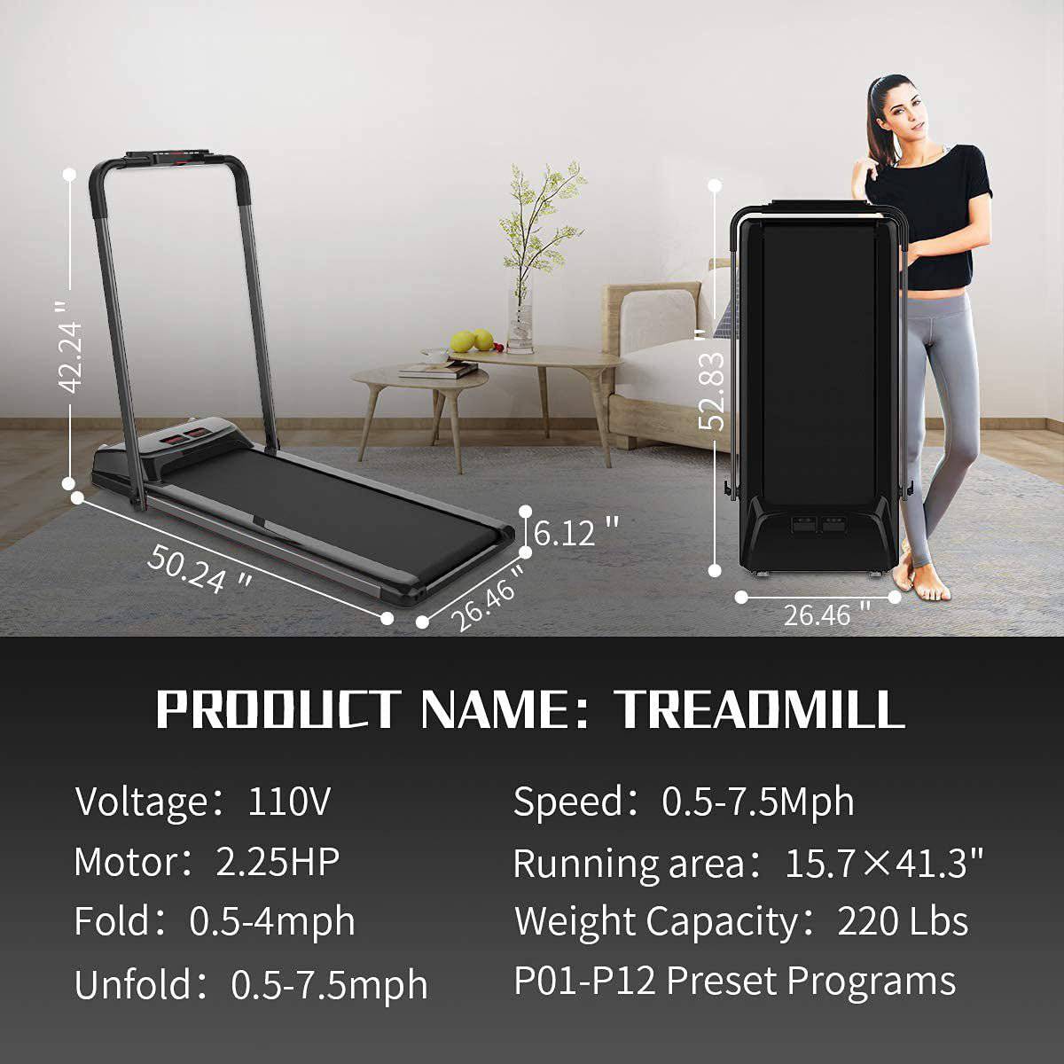 UnderDesk ™ - Home Foldable Portable Smart Treadmill - Smart Shop (Online Store for wise shoppers) 