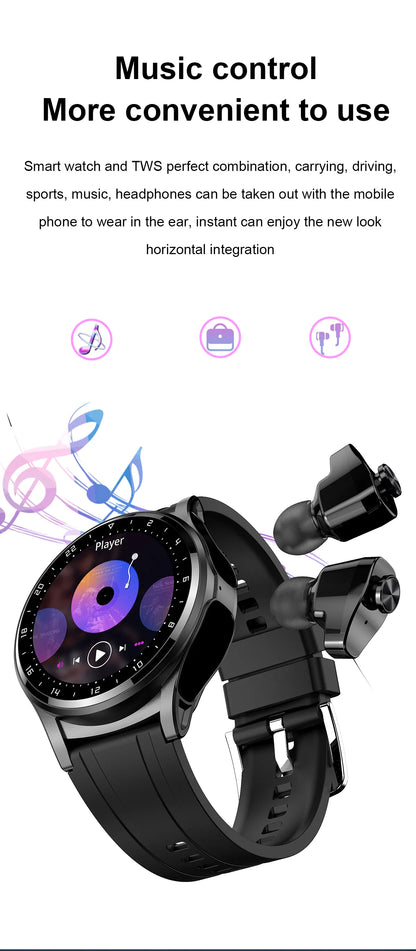 Smart Two-in-one Bluetooth Watch